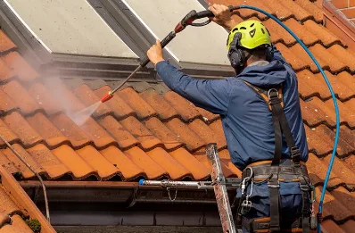 Démoussage et hydrofuge de toiture à Sciez